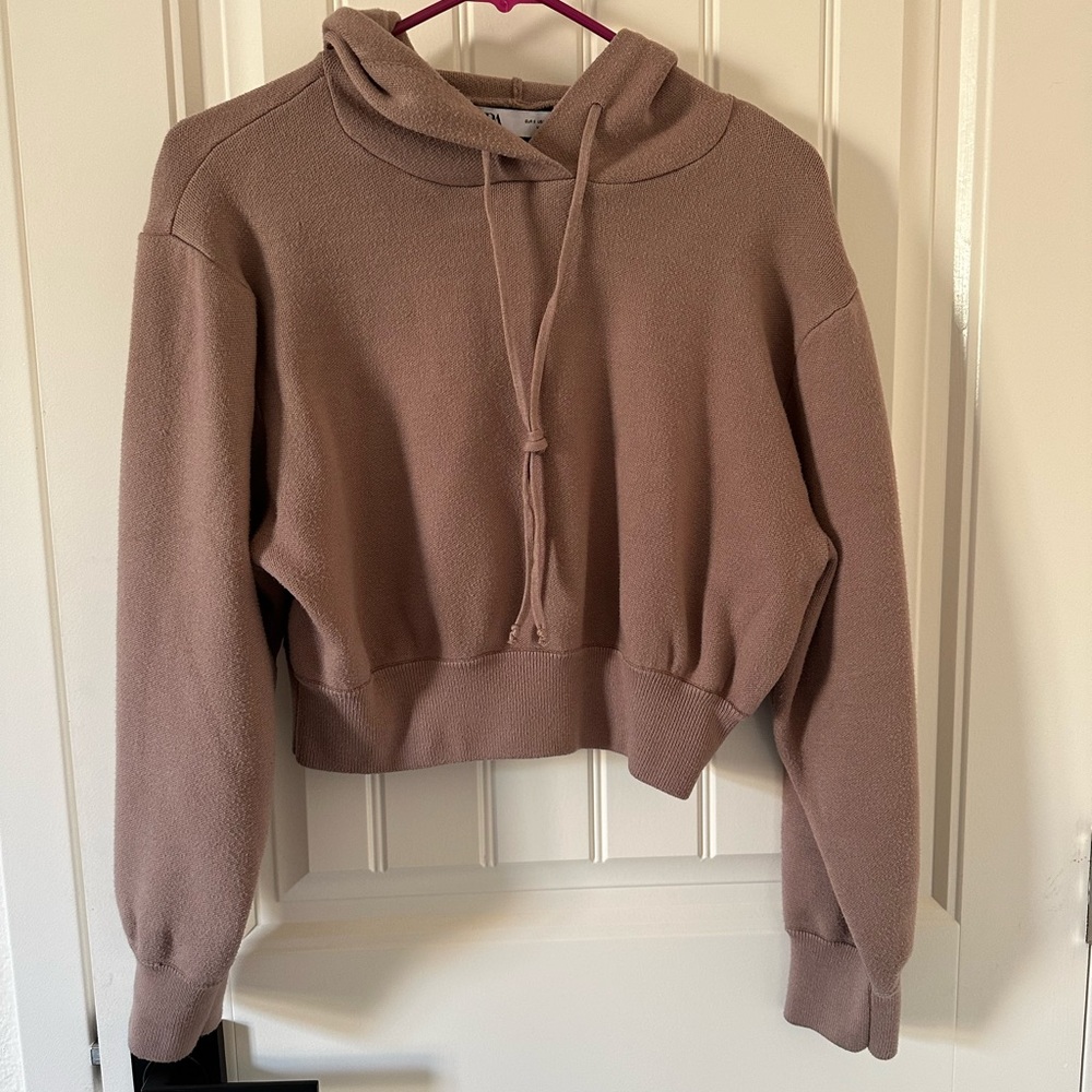 Zara cropped hoodie